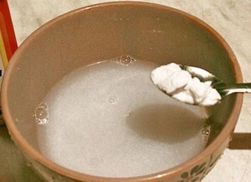 Penis büyütme için soda çözümü